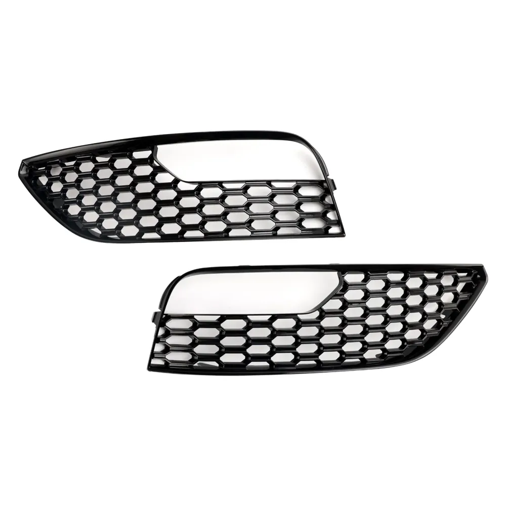 2012 2013 2014 2015 2016 Audi A3 S3 Mesh Front Bumper Fog Tampa Surround Grille 2pcs