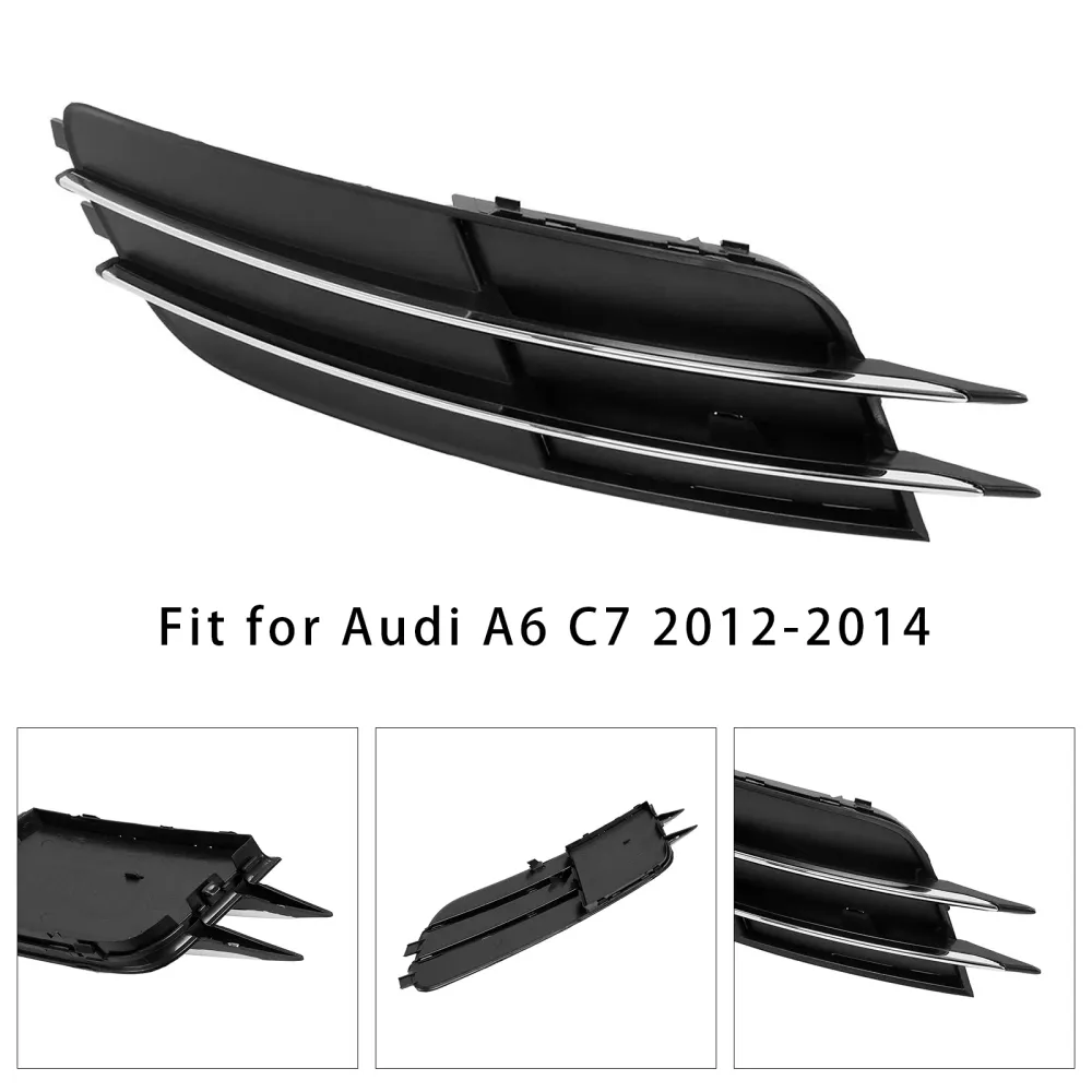 2012-2014 AUDI A6 C7 FRONTE esquerdo lateral grade de nevoeiro da grade de nevoeiro 4G0807681