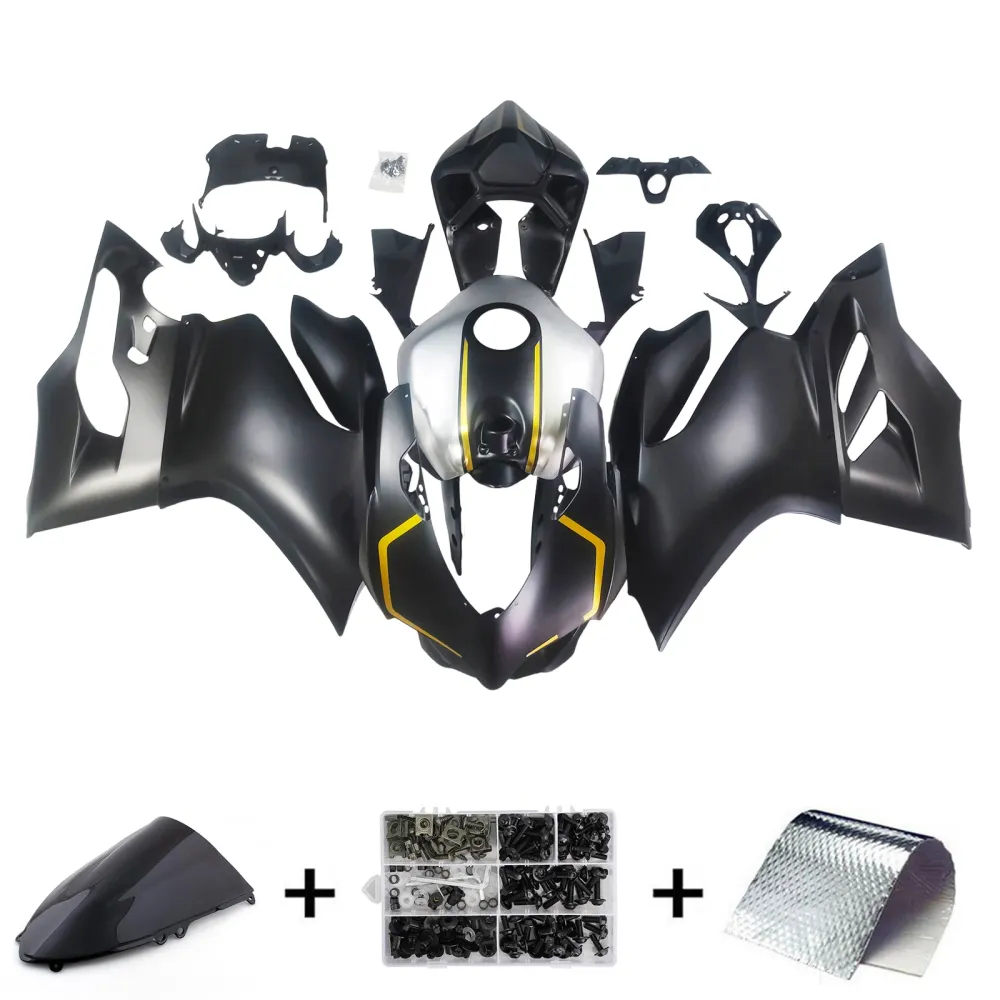 2012-2015 Ducati 1199 899 Kit de carenagem de injeção Plástico ABS#109