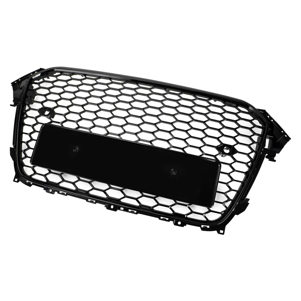 2013-2016 Audi A4 S4 RS4 Mesh de malha dianteira grade grade Gloss Black Black