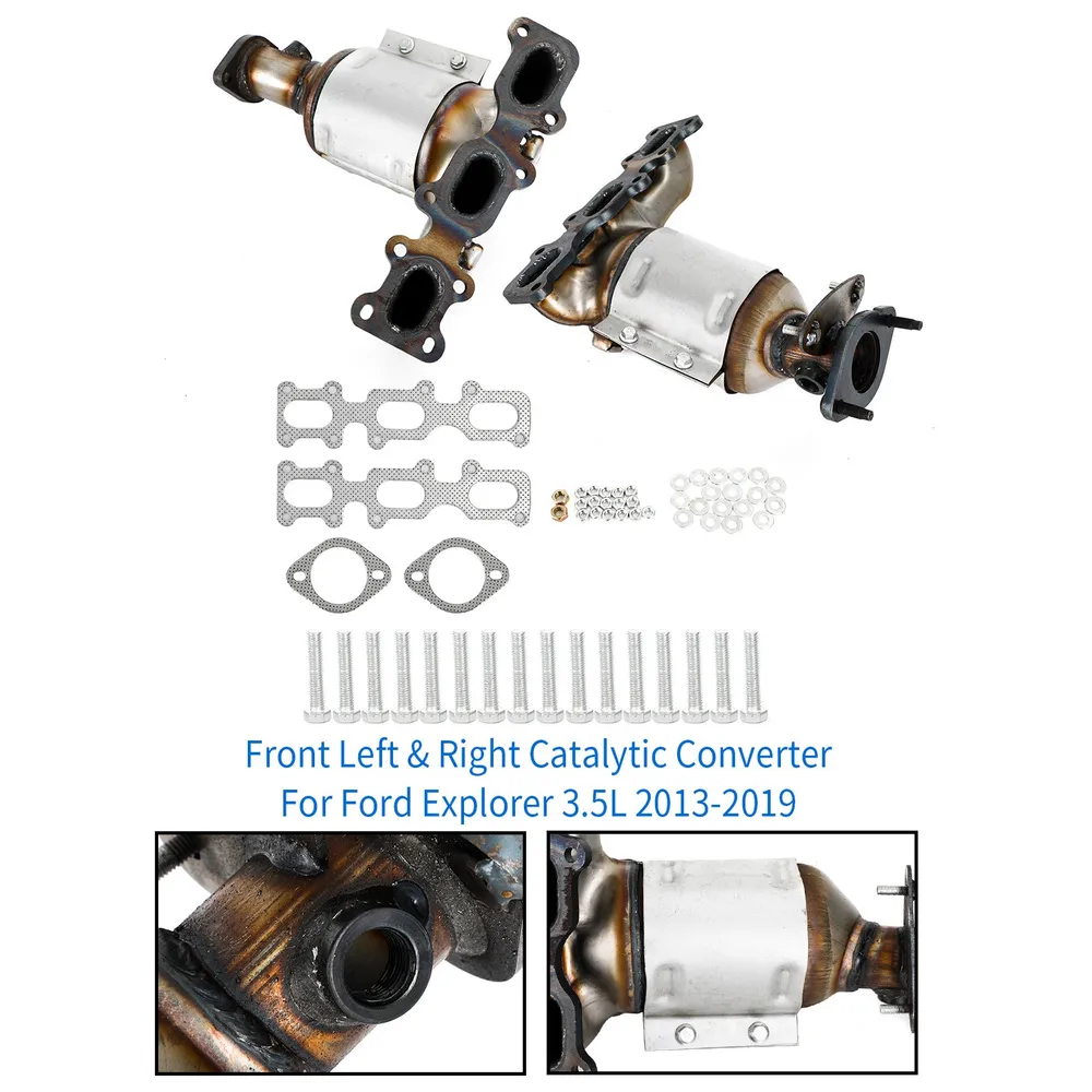 2013-2016 Lincoln MKS 3.7L 2PCS Conversor catalítico frontal 674255 674256