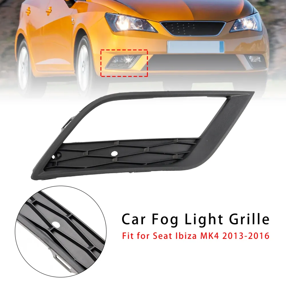 2013-2016 Seat Ibiza mk4 nevoeiro grade leve do lado direito 6j0853666f