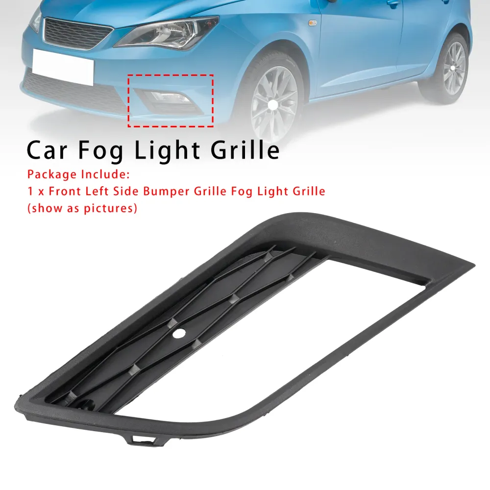 2013-2016 Seat Ibiza mk4 nevoeiro grade leve do lado esquerdo 6J0853665f