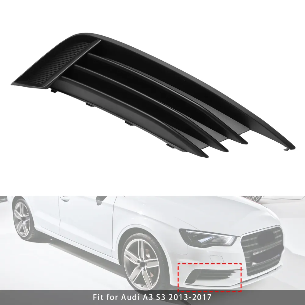 2013-2017 Audi A3 S3 Fog Grille Lado direito 8v5807682