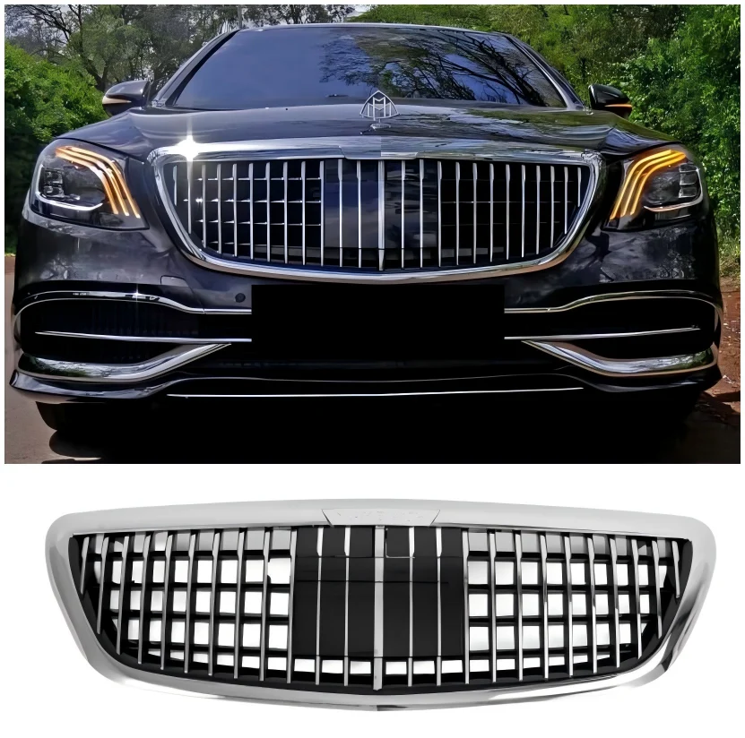 2014 2015 2016 2017 2018 2019 2020 Mercedes-Benz W222 Classe S com grade estilo Maybach ACC S680