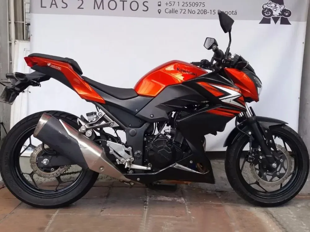 2015-2016 Kawasaki Z250 Z300 Kit de carenagem de injeção de AMOTOTT KIT BODYWORK ABS #104