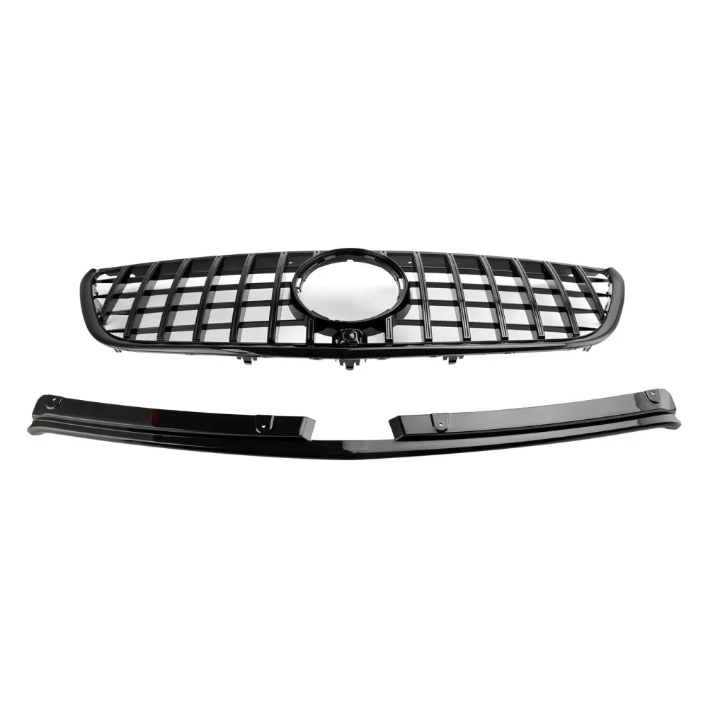 2015-2019 Vito W447 Grade do para-choque dianteiro Mercedes GT Stlye preto brilhante