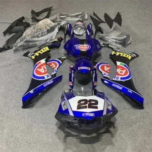 2015-2019 Yamaha YZF 1000 R1 Kit de carenagem de injeção Plástico ABS #133