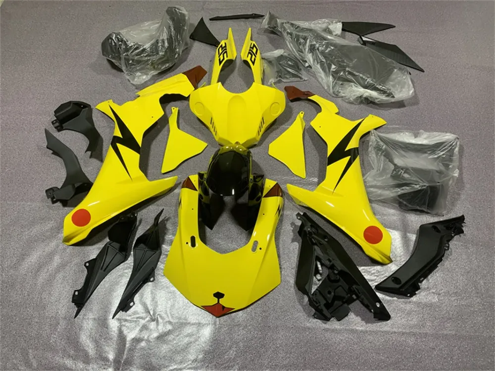 2015-2019 Yamaha YZF 1000 R1 Kit de carenagem de injeção Plástico ABS #126