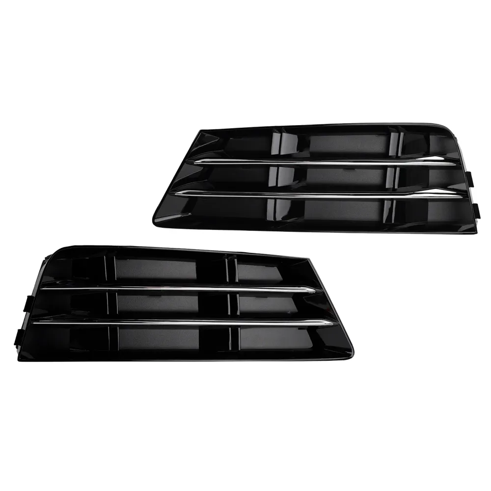 2016-2018 Audi A4 B9 2PCS Front Fog Grille Light Bumper Grill
