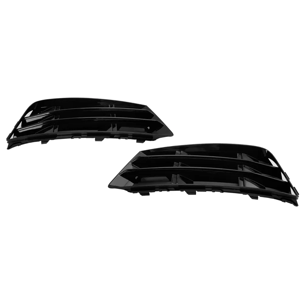 2016-2018 Audi A4 B9 2PCS Front Fog Light Grill inferior grade do para-choque