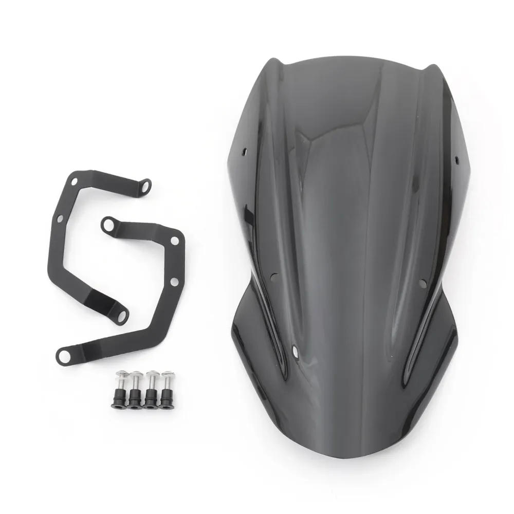 2017-2018 Kawasaki Z650 ABS Windshield Screen Windscreen com suporte