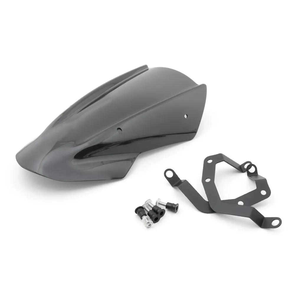 2017-2018 Kawasaki Z650 ABS Windshield Screen Windscreen com suporte