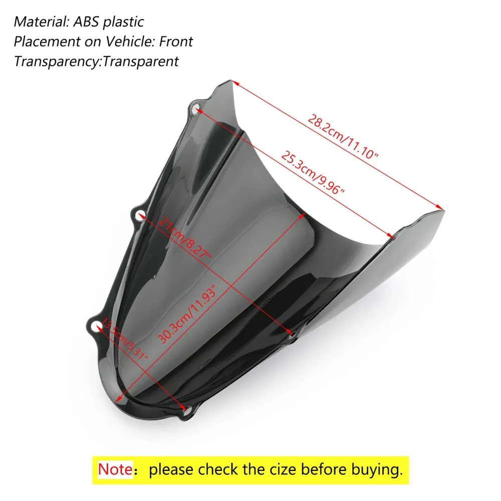 2017-2018 Suzuki GSXR 125 ABS Windshield Windscreen Wind Shield Protector Genérico