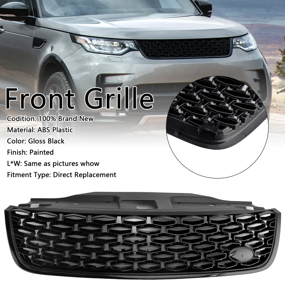 2017-2020 Land Rover Discovery 5 L462 Grade frontal de estilo dinâmico preto