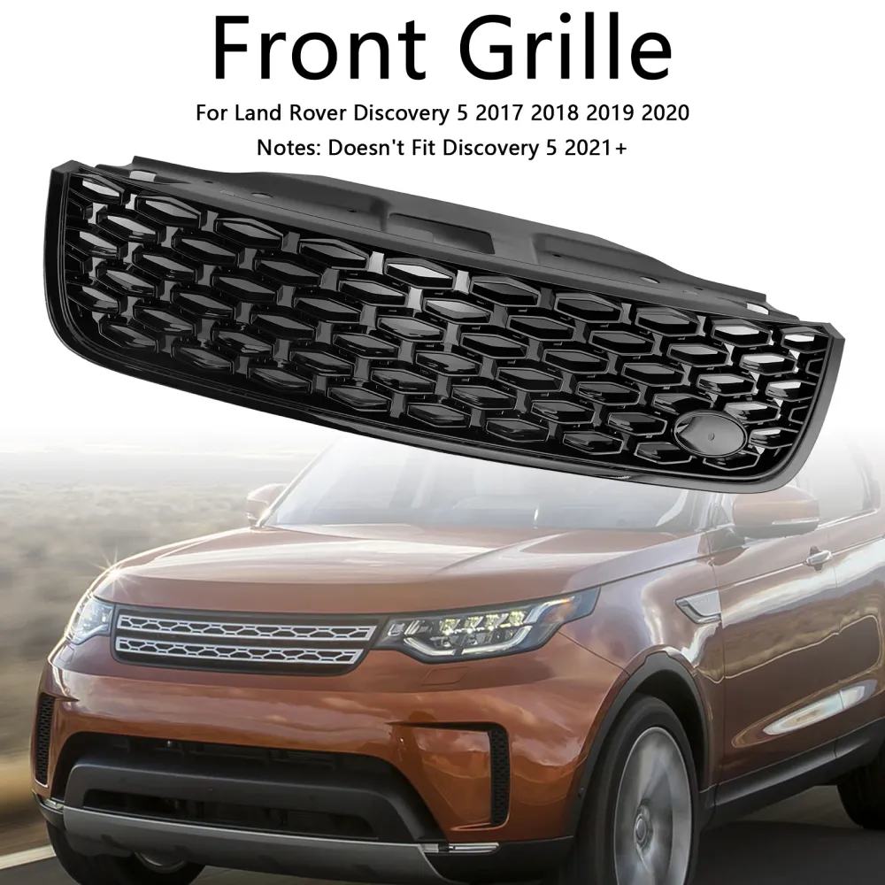 2017-2020 Land Rover Discovery 5 L462 Grade frontal de estilo dinâmico preto