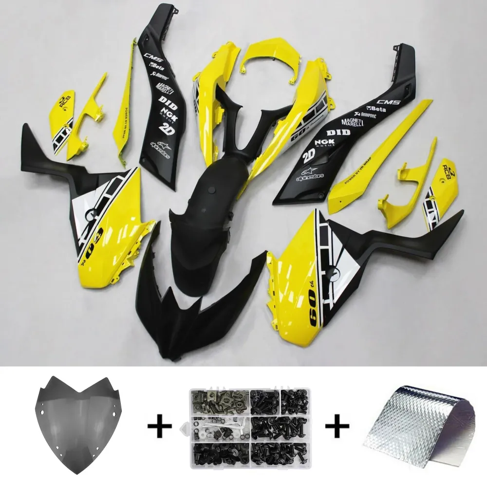 2017-2021 Yamaha XMAX300 AMOTOPART KIT DE FAIRAÇÃO DE INJEÇÃO DO KIT #104