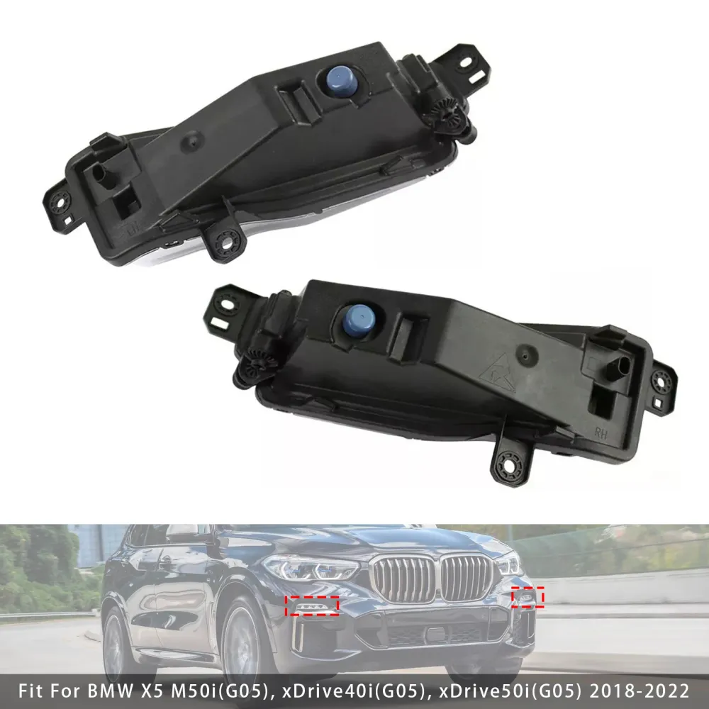 2018-2022 BMW X5 G05 Par de pára-choques dianteiro LED Luzes de nevoeiro 63177406365