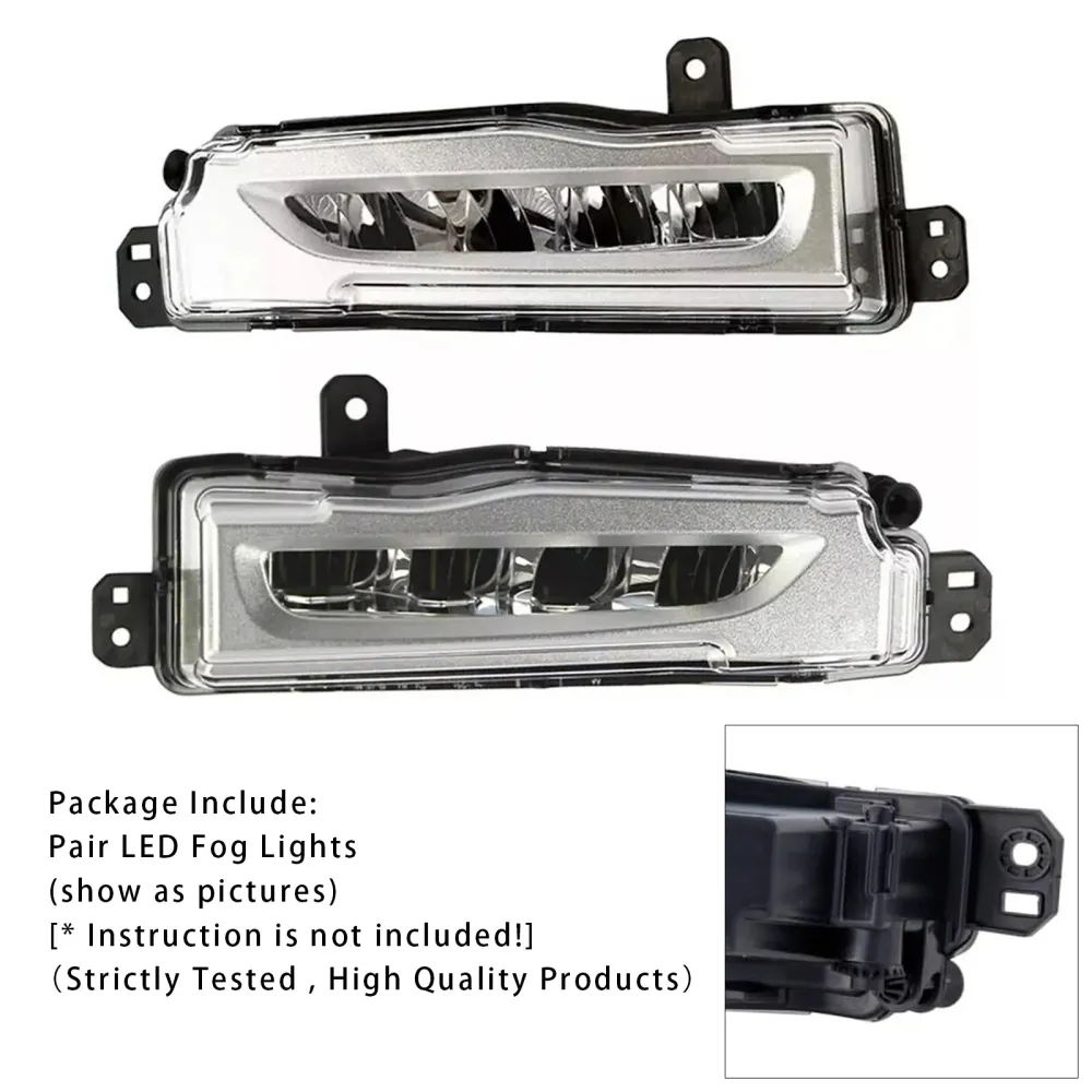 2018-2022 BMW X5 G05 Par de pára-choques dianteiro LED Luzes de nevoeiro 63177406365