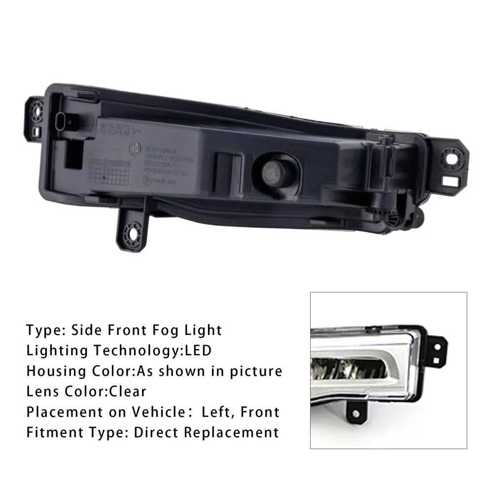 2018-2022 BMW X5 G05 1 PCS LED FRONTE esquerda Luz de nevoeiro 63177406365
