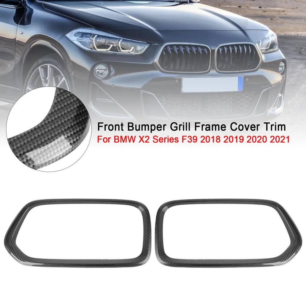 2018-2023 BMW X2 Série F39 Tampa da moldura da churrasqueira dianteira TAPA DE COMPRIMENTAÇÃO DO