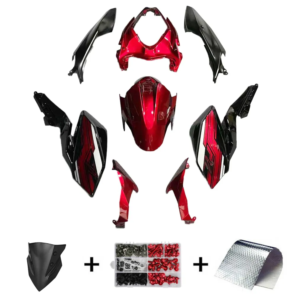 2018-2024 Kawasaki Z400 AMOTOPT INFEÇÃO KIT BODING TOLYWORK ABS #101