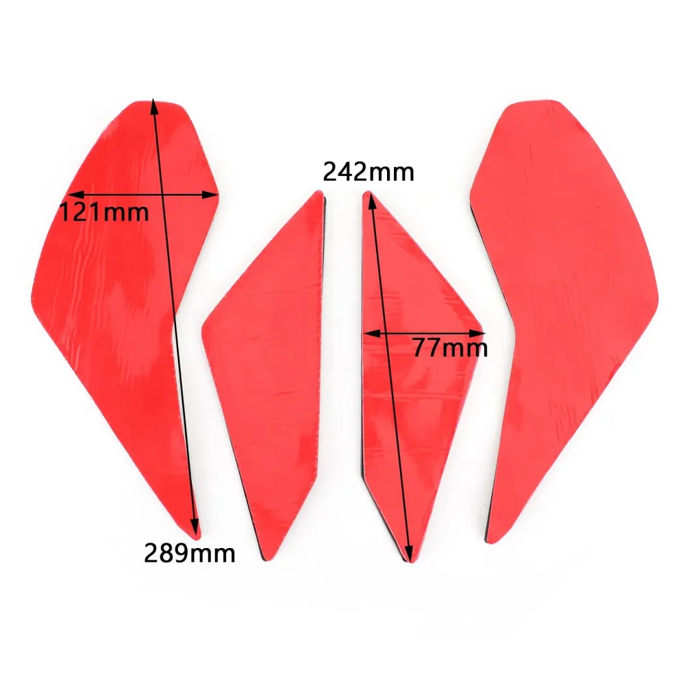 2019-2021 HONDA CBR500R CB500R CB500F 4X LATE TANKPAD TANQUE DE TANQUE DE COMBUSTÍVEL PROTETOR