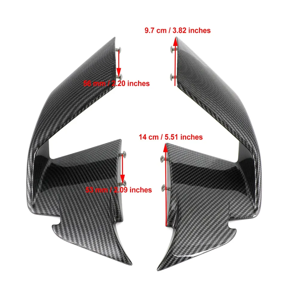 2019-2022 BMW S1000RR Spoiler frontal Windlets