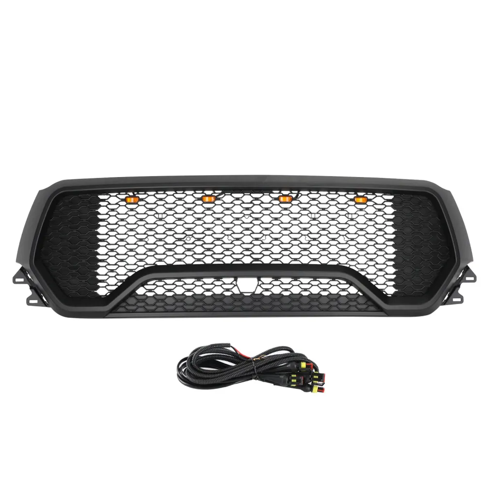 2019-2022 Dodge Ram 1500 TRX LED LED Honeycomb Grade do capô superior