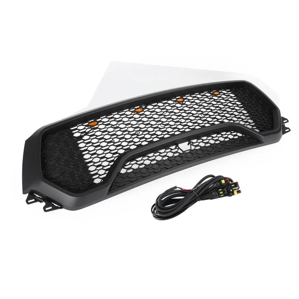 2019-2022 Dodge Ram 1500 TRX LED LED Honeycomb Grade do capô superior