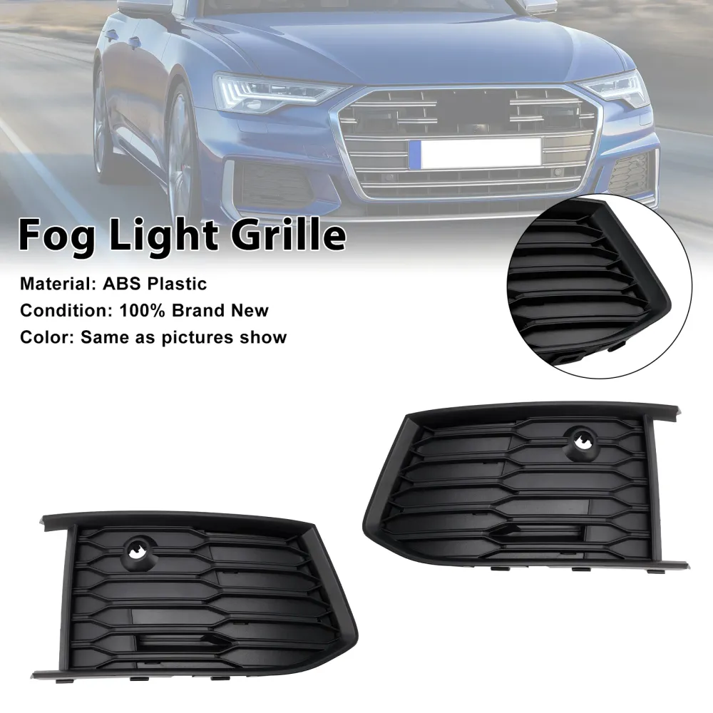 2019-2023 Audi A6 C8 S-line S6 2PCS FOG FOG LIGLE LUBELA DE LUZ