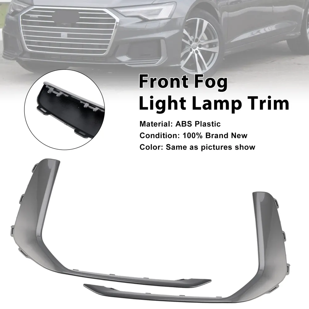 2019-2023 Audi A6 C8 S-line S6 2PCS FOG FOG LUZ LUZ LIGADA CINZ