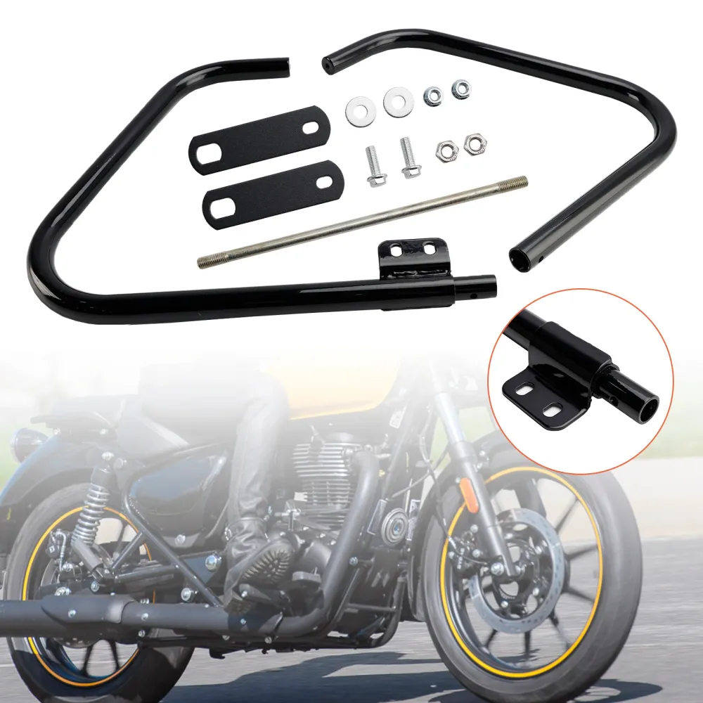 2021-2024 Royal Enfield Meteor 350 Protection Guard de proteção contra barra de colapso