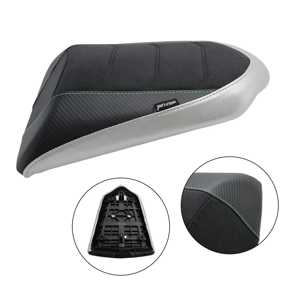 2022-2023 KAWASAKI NINJA 1000SX CHIONHO DE ASSISTAGENS CUSHION DE PASSAGENS CUSHION GREEN