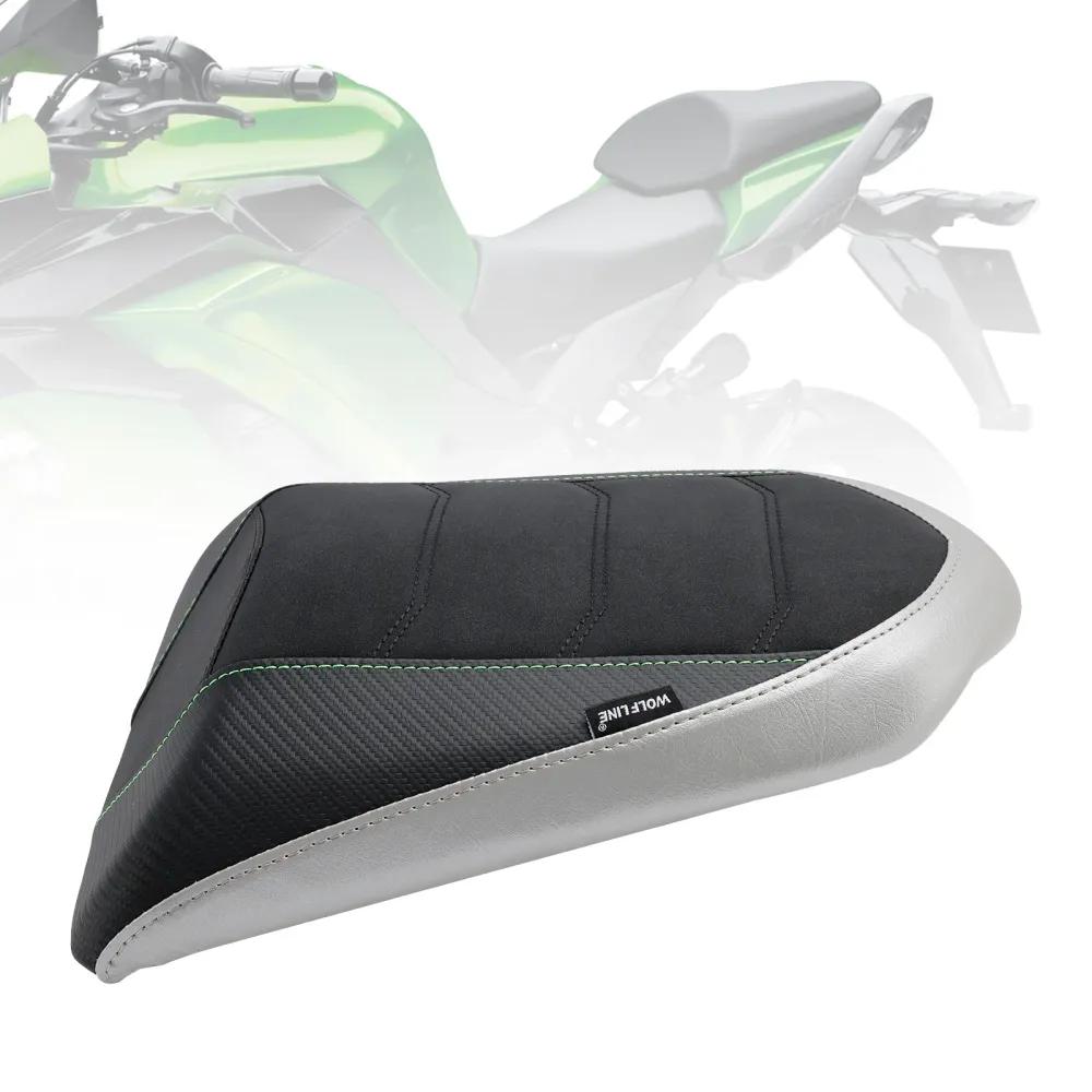 2022-2023 KAWASAKI NINJA 1000SX CHIONHO DE ASSISTAGENS CUSHION DE PASSAGENS CUSHION GREEN