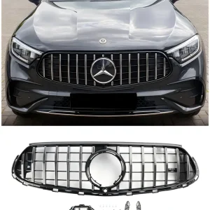 2022-2024 Mercedes GLC X254 C254 com grade superior da linha dianteira AMG Line Grill