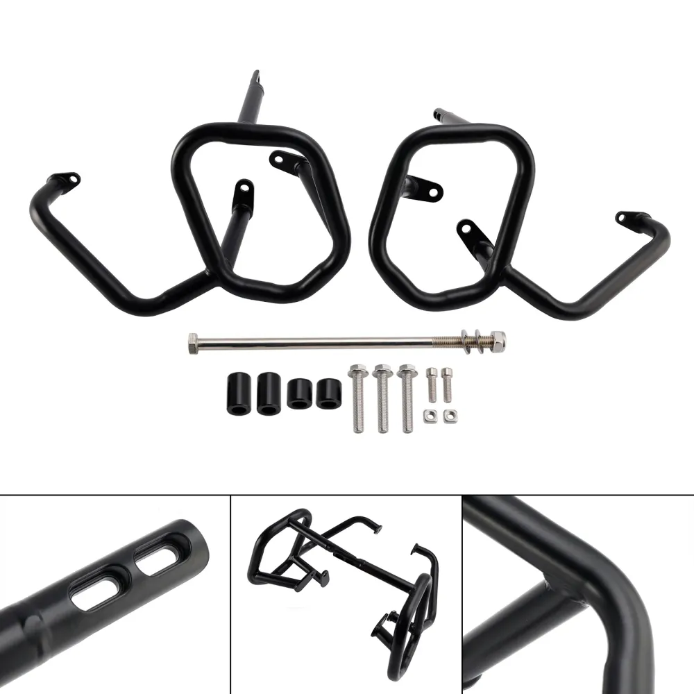 2024-2025 Triumph Scrambler 400X Motor Guard Frame Anti-Crash Bumper = Black