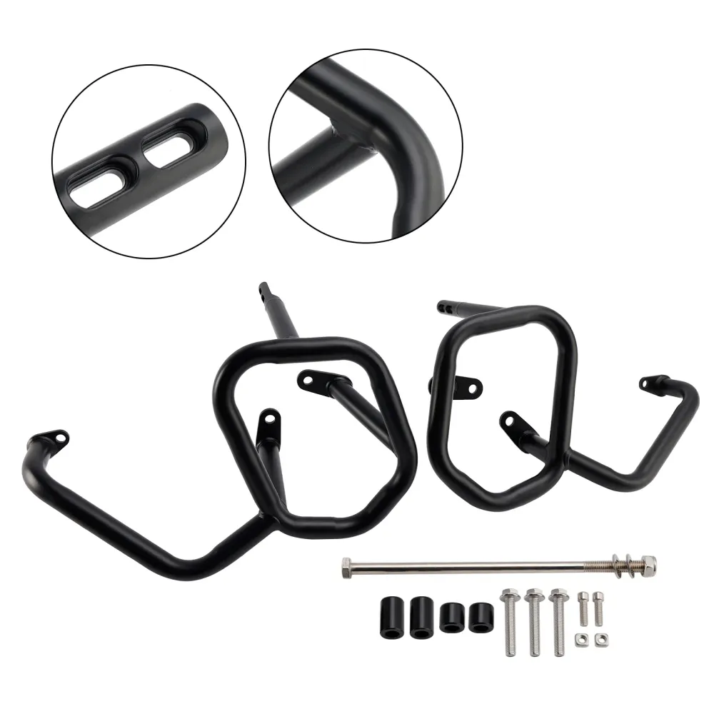 2024-2025 Triumph Scrambler 400X Motor Guard Frame Anti-Crash Bumper = Black