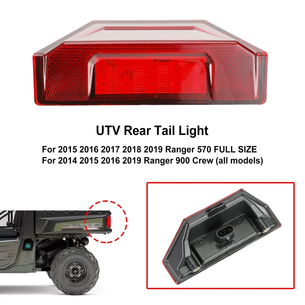 2412774 UTV Tail Light Polaris Ranger Crew 570 XP 900 Geral 2013-2020 Genérico