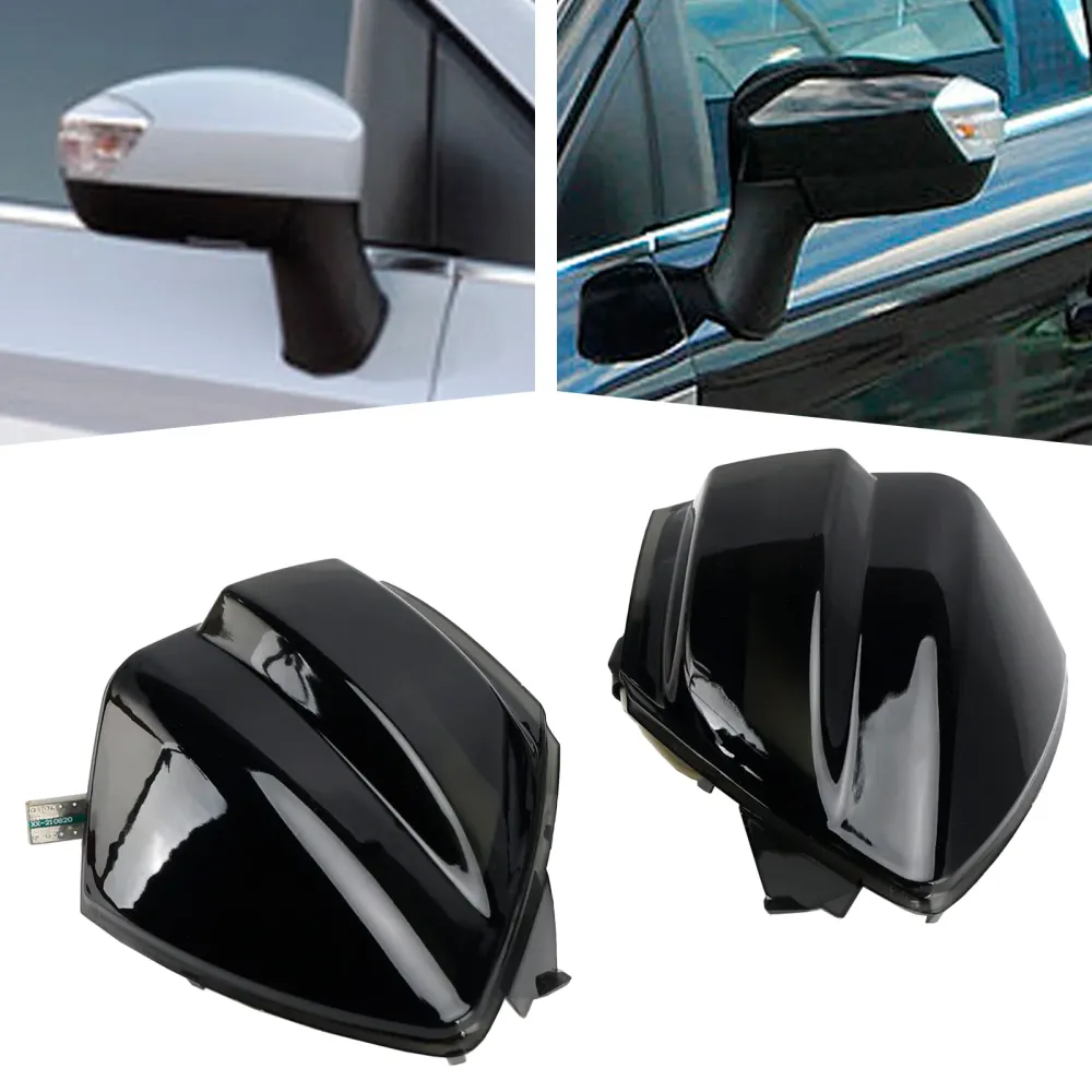 2pcs dinâmico lâmpada de espelho lateral de sinal dinâmico para ford s-max c-max 08-12