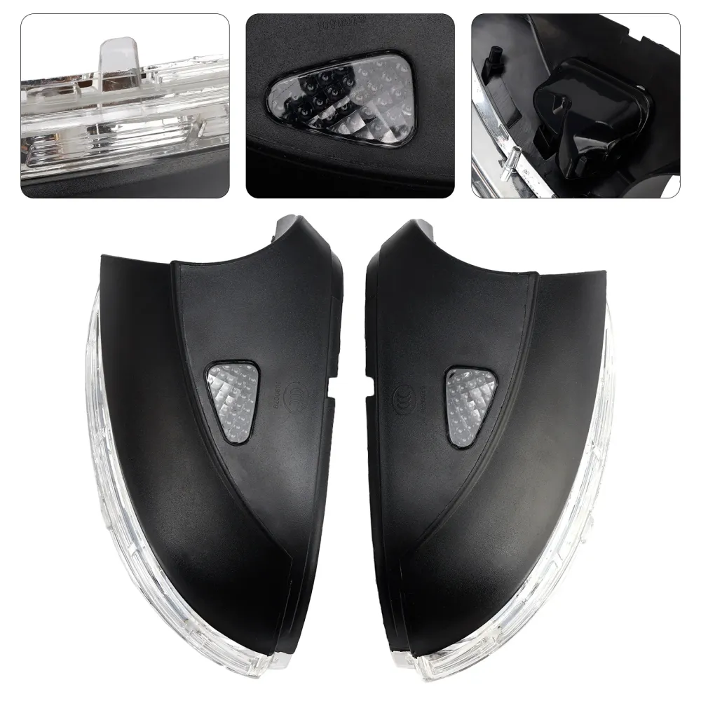 2PCS Door Wing Espelho do espelho indicador Sinal Lado para VW Passat B7 2010-2015