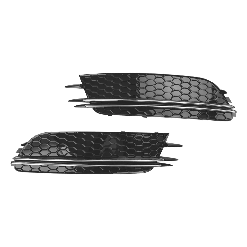 2PCS FOG FOG LUZ TAPLO BEZEL GRILLE GRILE FIX AUDI A6 4G C7 2012-2015