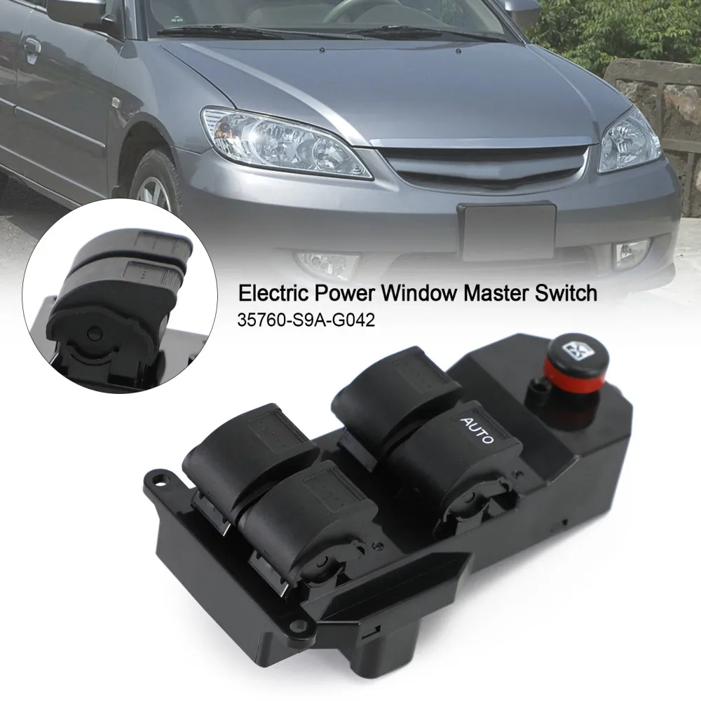 35760-S9A-G042 Janela elétrica Power Change para Honda CRV 2002-2006 Genérico