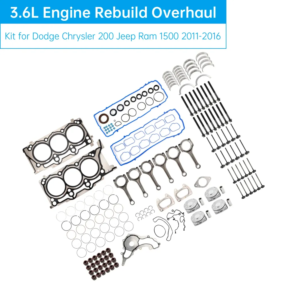 3.6L Motor Reconstrução de revisão do kit para Dodge Chrysler 200 Jeep Ram 1500 2011-2016