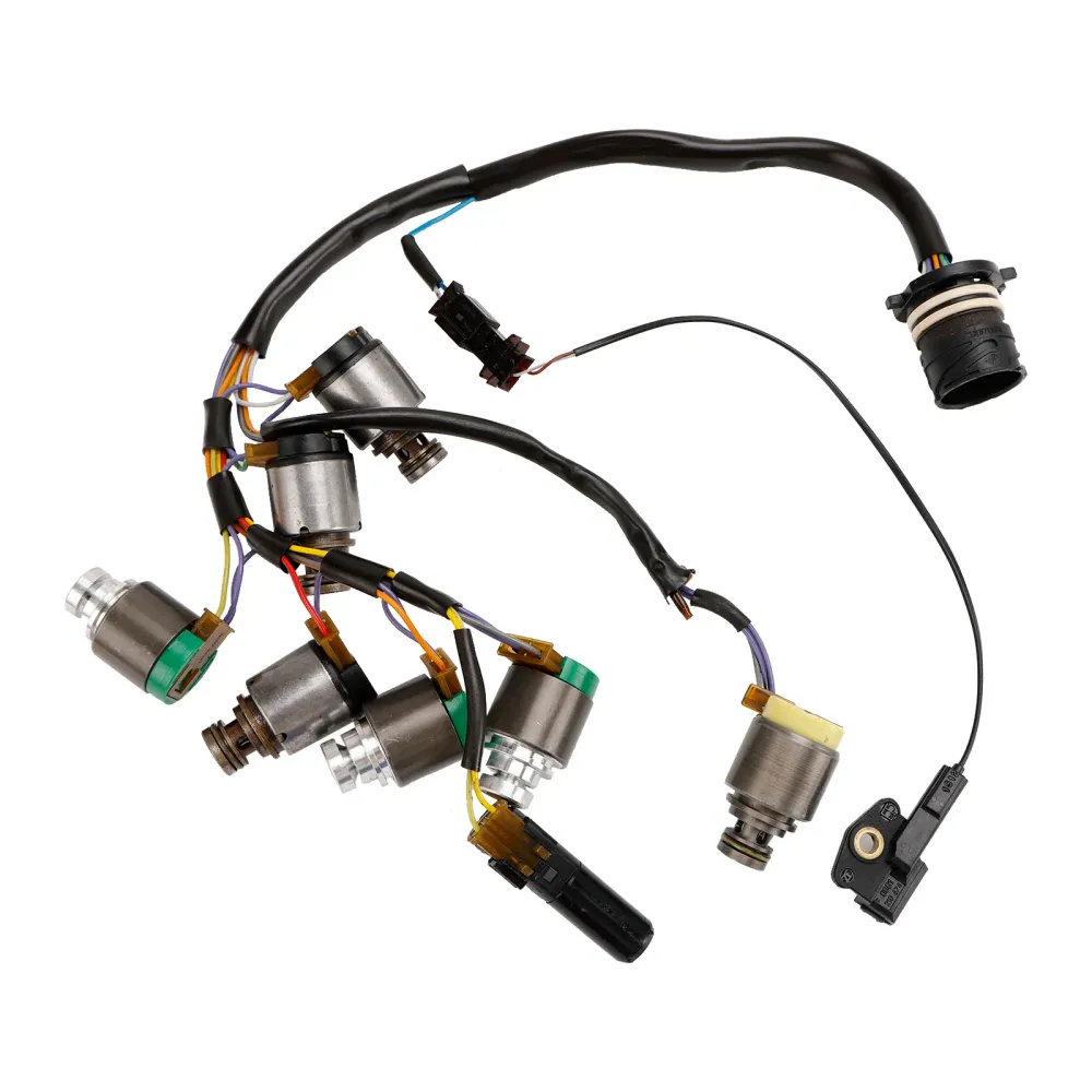 7pcs 5hp19 solenóides de transmissão com arnês interno para BMW Audi Porsche