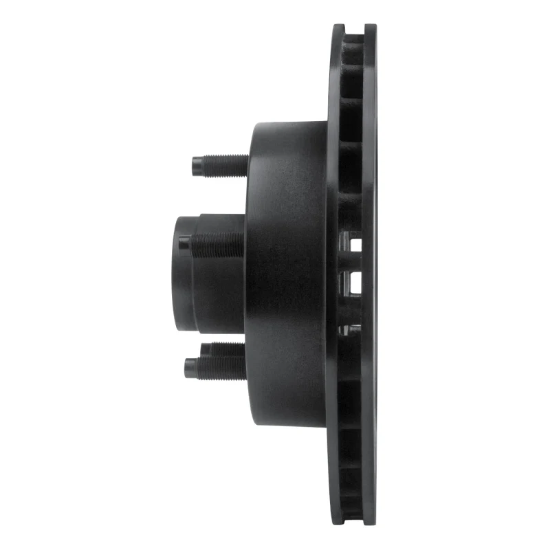 R1 83-94 Ford Ranger (USA/Canada) Front Left Drilled & Slotted Black Brake Rotor