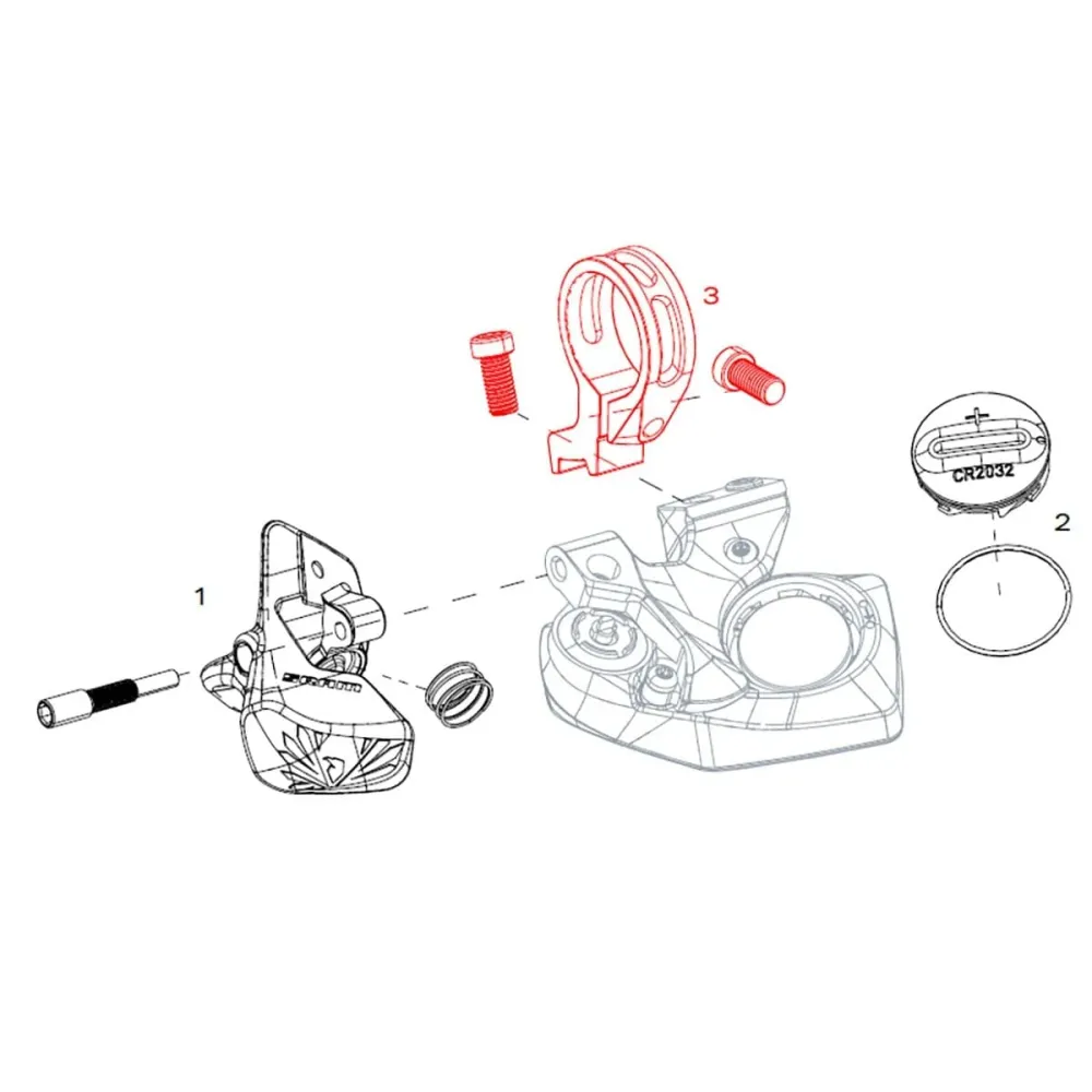 Abraçadeira para mudanç de velocidades SRAM EAGLE AXS #11.7018.076.002