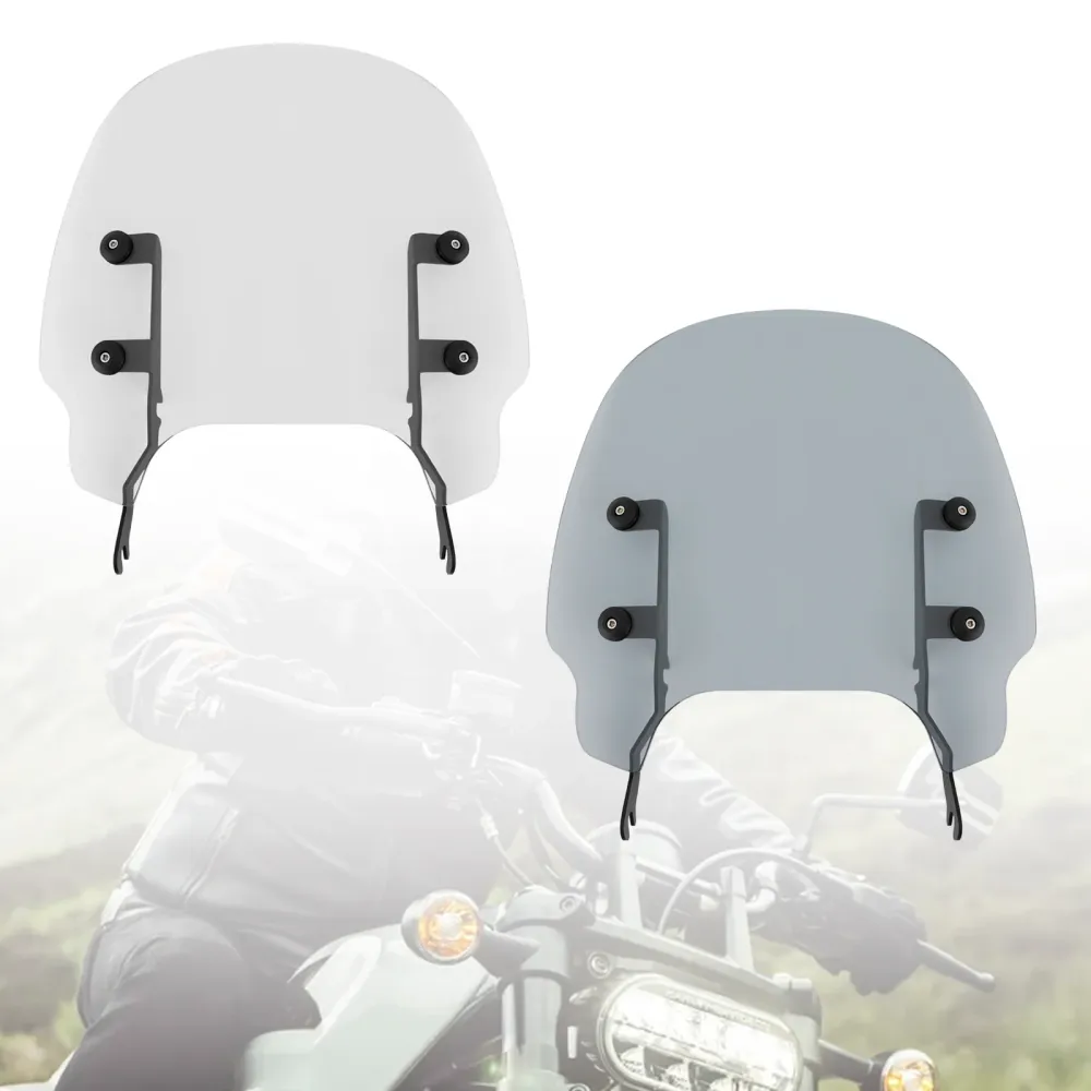 ABS MOTOCYCLY Windshield Windscreen Fit Sportster S RH1250 2021-2022 FedEx Express