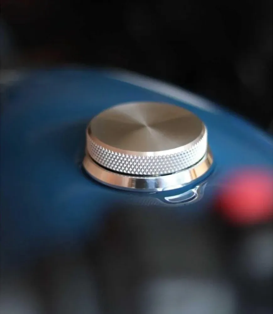 Adaptador Anel Tampas de Depósito para Speed Twin/Thruxton/Scrambler 1200 Silver