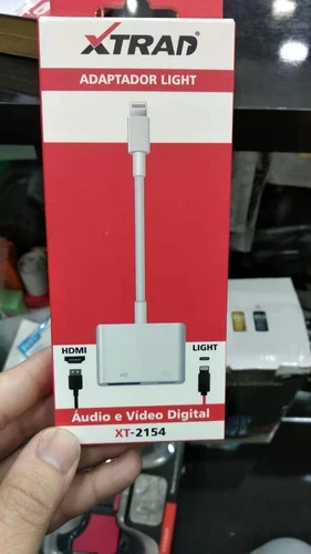 Adaptador iPhone Hdmi Lightning Carregar Xtrad Xt-2154